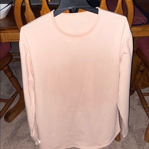 Light Pink Bylt Drop Cut Lux Long Sleeve Shirt